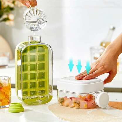 GLACIO - Bottiglia in silicone con ghiaccio